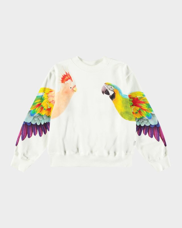 Girl's Marge Printed Sweatshirt, Size 8-